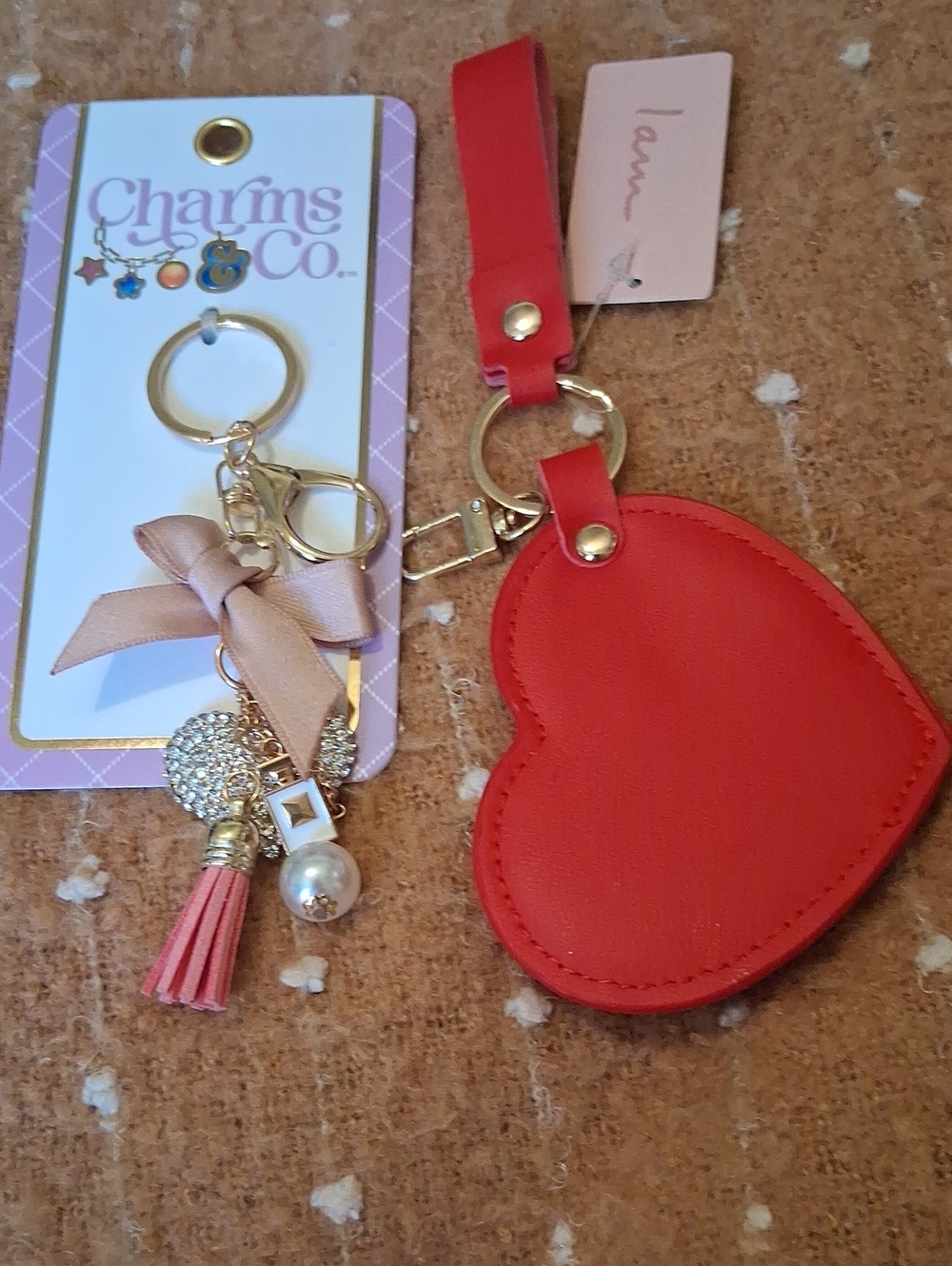 Charms & Co. & I AM keychains